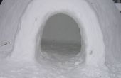 Snow igloo