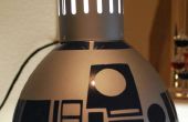 DIY Lámpara de R2D2 de la lámpara IKEA $10