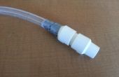 DIY válvula de PVC (tubos de membrana) de