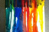 Divertido y fácil derritieron arte Crayola para niños
