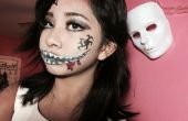 Tutorial de maquillaje de Madame Halloween Killer