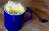 Torta de taza coco - hecha en el microondas en 2 minutos! 