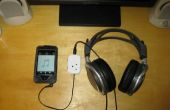 Gran iPod control remoto en línea para su uso con cualquier cabeza teléfonos/auriculares