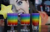 Tiradores de arco iris gelatina
