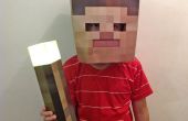 Máscara de Minecraft - fácil, rápido y barato