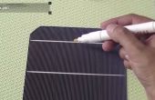 Cómo tab las células solares 6 x 6