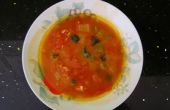 Sopa de arroz de tomate