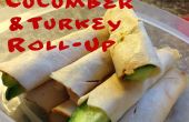 Turquía pepino Roll Up