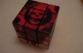 Engranajes del cubo de Rubik con temática de guerra