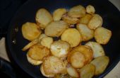 País frito patatas
