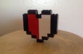 8 bits de Zelda Lego corazón