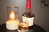 Lámpara de Jar de roble de Bourbon