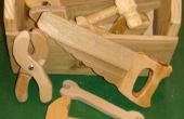 Conjunto de herramientas madera niños actualizado nueva herramienta
