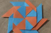 Transformación de Shuriken de 8 puntas Origami