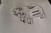 Cómo dibujar Minecraft Pig - una serie de Minecraft