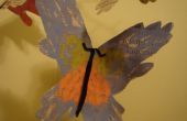 Cómo hacer una mariposa handprint "padre y yo" móvil del diario