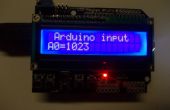 Monitor entrada de Arduino LCD analógica/digital. 