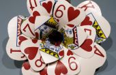 Poker Card flor pelo Clip/Pin