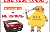 Cómo introducir el Instructables y concurso de corte láser Universal