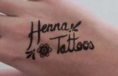 Hacer tu propio tatuaje de Henna