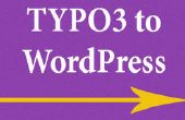 TYPO3 para WordPress Plugin de migración: 5 pasos