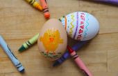 Huevos de Pascua del creyón