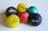 Tirón de DIY globo estrés bolas