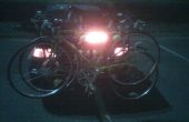 Luz para bicicleta de cola