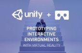 Entornos interactivos de prototipos en realidad virtual con Google cartón, unidad y línea de Bling (TfCD)