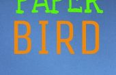 Pájaro de papel