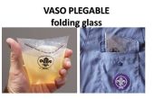Vaso plegable /Folding vidrio