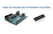 Usando la Arduino Uno al programa ATTINY84-20PU