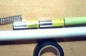 PVC tube AA battery holder