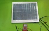 Solar PV de carga/descarga actual monitoreo