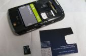 BlackBerry Tour memoria tarjeta Hack y cómo arreglar la puerta de la batería