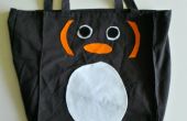 DIY Tutorial de bolso de mano: Pingüinos