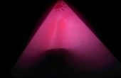 Cortina de lámpara de papel de la pirámide de la "Iluminatee"
