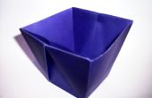 Origami "El tiracables" contenedor