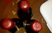 Depilación de botellas de vino
