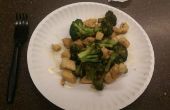 Salteado de pechuga de pollo y brócoli (con una opción vegetariana)
