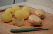Cómo quitar fácilmente pieles de patatas