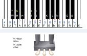 Piano teclado USB de capacitación