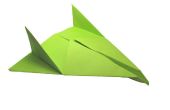Avión de papel de origami: Trueno bombardero