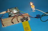 Luz activado por movimiento con Arduino y HC-SR04 sensor