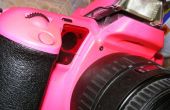 Cámara Canon EOS10 fluorescente rosa, maquillaje de 3 horas