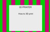 Cómo imprimir 3D