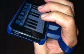 Mano libre soporte de agarre de música para el iPhone 5/5s (impresión 3D)