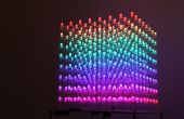RGB LED cubo 8 x 8 x 8 con creador de animación