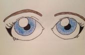 Cómo dibujar ojos de caricatura