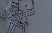Cómo dibujar un esqueleto de Minecraft - una serie de Minecraft